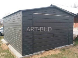 Garaż 4x5 m dwuspadowy kolor RAL matowy