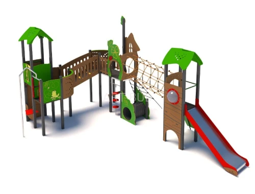 Tematyczny plac zabaw Leśna Przygoda