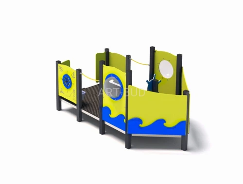 Statek na plac zabaw Kuter Rybacki