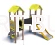 Plac zabaw z płyty HDPE dwie wieże