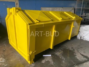 Kontener  hakowy KP7 zamknięty 1200 mały hak