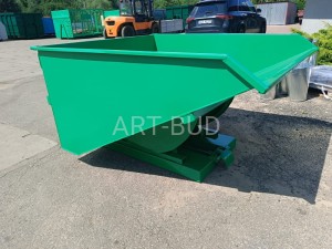 Kontener  samowyładowczy samowysypowy TK koleba