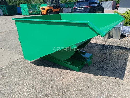 Kontener  samowyładowczy samowysypowy TK koleba