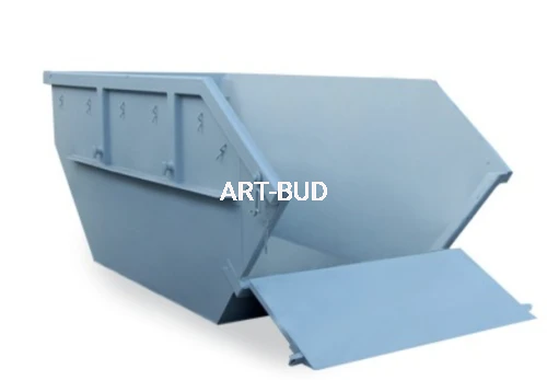 Kontener bramowy typu Mulda M7 asymetryczna z klapą