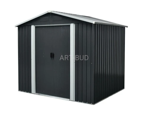 Domek ogrodowy metalowy Maxtore 108 antracyt