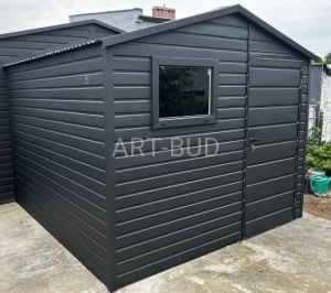 Schowek ogrodowy metalowy wielkości 3x3 m