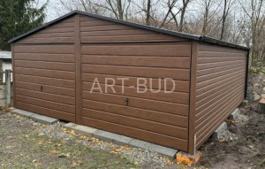 Garaż 6x5 m dwuspadowy