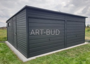 Garaż 6x5 m jednospadowy