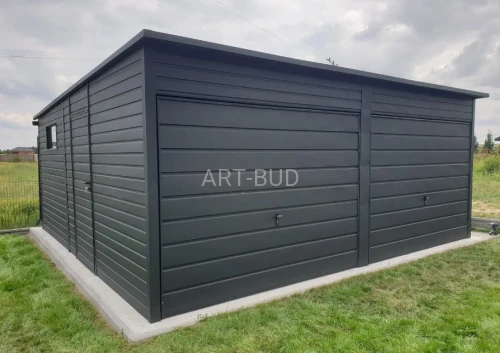 Garaż 6x5 m jednospadowy