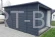Schowek-garaż blaszany 4x3 z drewutnią
