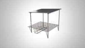 Wiata na rowery Skyflat S1 Light