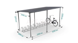 Wiata na rowery Skyflat S2 Light 