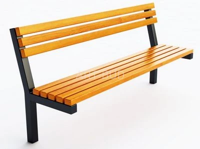 Ławka parkowa,miejska, stal malowana proszkowo lub nierdzewna, Apia, długość 180 cm, kod: 0117 ( szt )