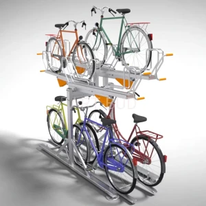 Stojak rowerowy piętrowy BR-D  dwustronny