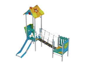 Zestaw na plac zabaw dla dzieci Ocean  zjeżdżalnia wieża wspinaczkowa