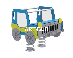 Bujak sprężynowy dla dzieci na plac zabaw dwuosobowy HDPE