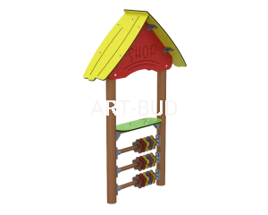 Panel edukacyjny dla dzieci na plac zabaw liczydło sklepik