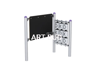 Kółko i krzyżyk dla dzieci na plac zabaw panel edukacyjny