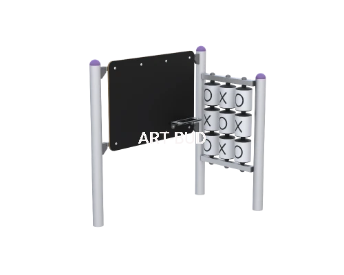 Kółko i krzyżyk dla dzieci na plac zabaw panel edukacyjny