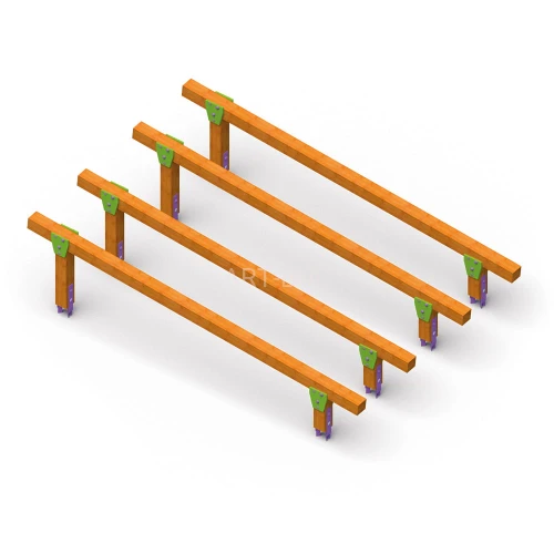 Zestaw do przeskoków dla dzieci na plac zabaw ścieżka zdrowia