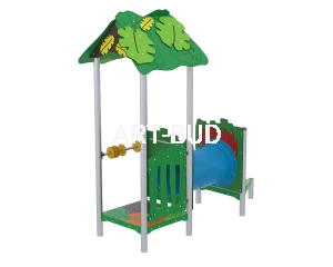 Zestaw zabawowy Jungle z tunelem i elementami integracyjnymi ZZJE/0107