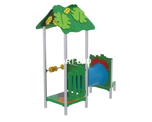 Zestaw zabawowy Jungle z tunelem i elementami integracyjnymi ZZJE/0107