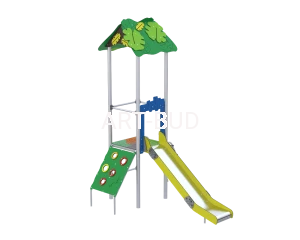 Zestaw zabawowy Jungle ze ścianką wspinaczkową i wejściem linowym ZZJE/0202