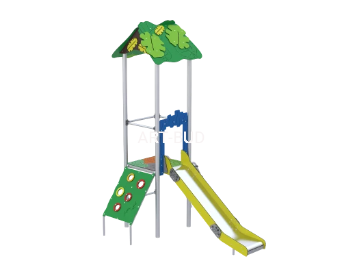 Zestaw zabawowy Jungle ze ścianką wspinaczkową i wejściem linowym ZZJE/0202