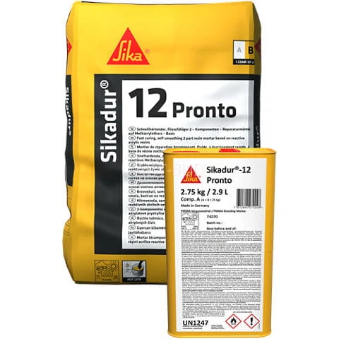 Sikadur 12 Pronto AB dwuskładnikowa zaprawa naprawcza 25 kgG