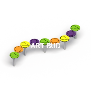 Ławka równoważnia na place zabaw 