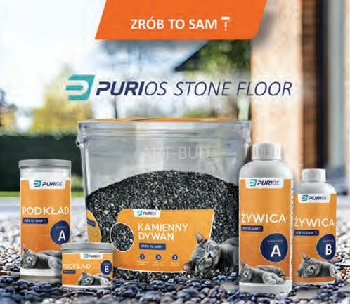 Purios Stone Floor DIY  - Zrób to sam - Zestaw na 1m2