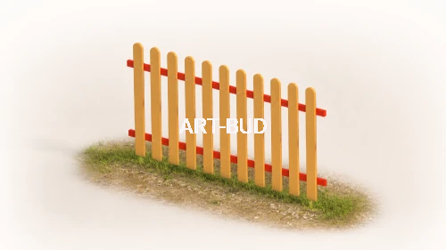 Płotek ochronny na plac zabaw