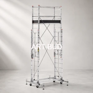Rusztowanie jezdne aluminiowe z regulacją wysokości HIGHER 2x15 8,10 m
