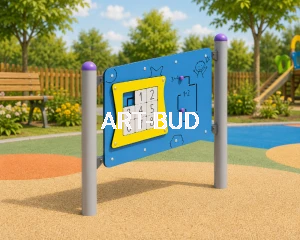 Tablica edukacyjna urządzenie na plac zabaw