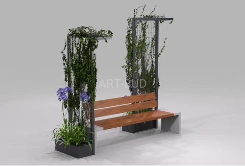 Pergola miejska Aivi z osłoną roślin 019002