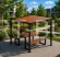 Pergola tarasowa zadaszenie płaskie