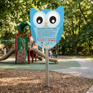 Tablica plac zabaw regulaminowa PARK 0907