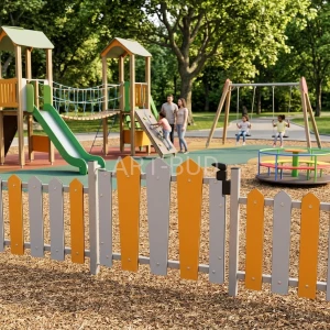 Kolorowa bramka ogrodzeniowa dla dzieci PARK 0927