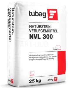 Zaprawa do układania kamienia naturalnego NVL 300 Tubag 25 kg
