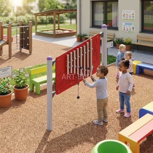 Panel muzyczny edukacyjny na plac zabaw  WS/0204