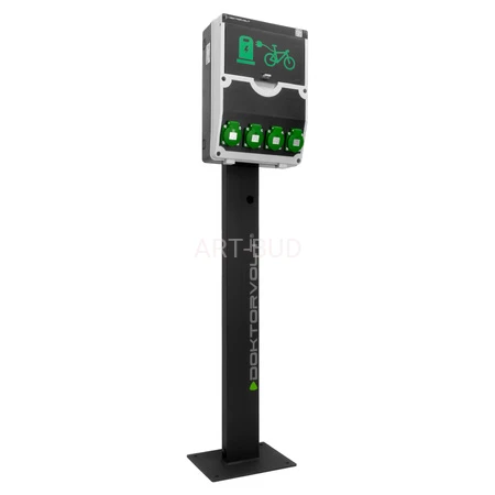 Stacja ładowania rowerów elektrycznych 4x230V Doktorvolt DV-6098 z 4xRCBO