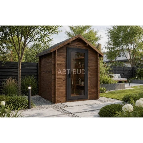 Drewniany domek narzędziowy HOSTE I 200×280 cm – 5,6 m²