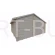 Dom drewniany z tarasem CHABER V 600×600 cm – 33,6 m²
