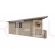 Dom drewniany z tarasem CHABER V 600×600 cm – 33,6 m²