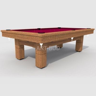 Stylowy stół bilardowy Senator rozmiar 8ft sukno czerwone (szt.)
