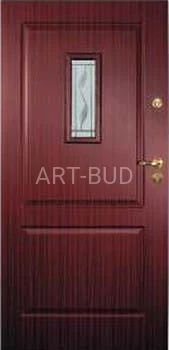 Drzwi stalowe KMT Plus 54, zewnętrzne przeszklone, tłoczenie Is z ościeżnicą 10CP (1szt)