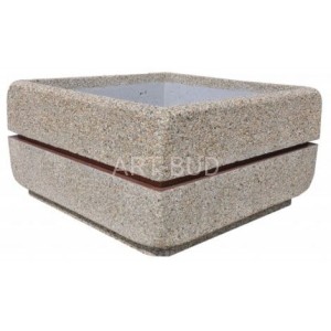 Donica betonowa  kwadratowa składana 145 x 145 x 75 cm 
