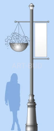 Słup informacyjno dekoracyjny M5