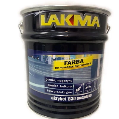 Farba do posadzek betonowych AKRYBET B30  10l Lakma