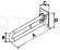 Uchwyty uchylne do WC UUWC- 5, 6, 7 oraz 8- malowane proszkowo oraz INOX fi 25 mm (1szt)